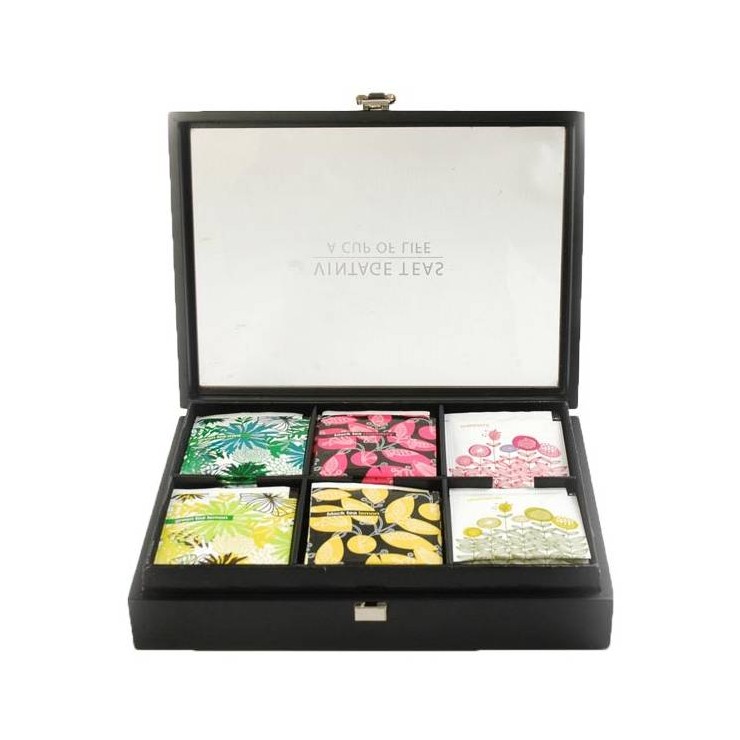 6 Compartment Presentation Box with Tea