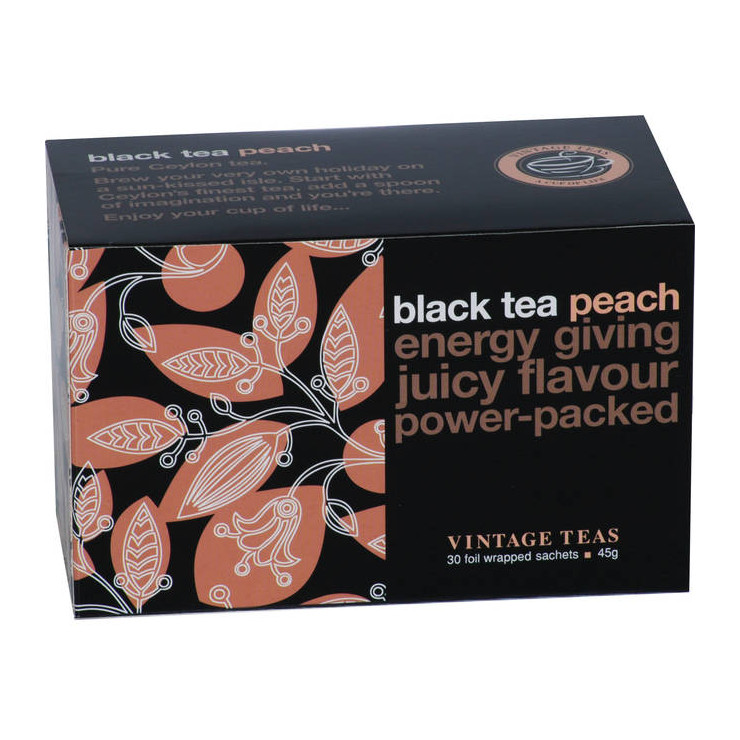 Black Tea Peach 30 Envelopes