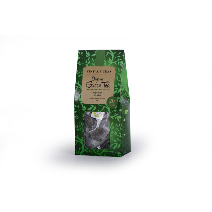 Organic Green Tea - 20 Pyramid Teabags