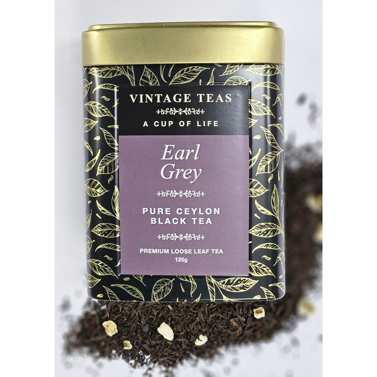 Earl Grey with Lemon Peel (125g Loose tea with Tin)